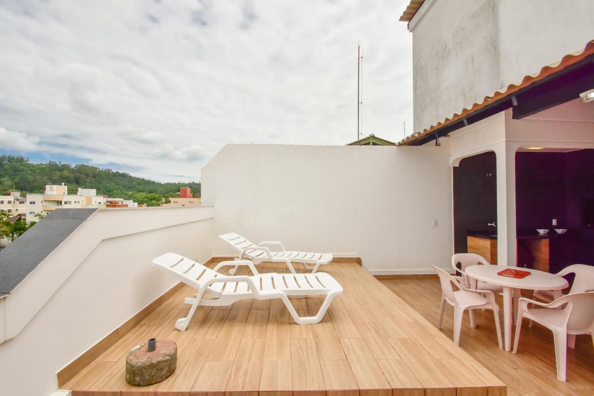公寓 Cobertura Duplex 300m Da Praia, Canasvieiras N693